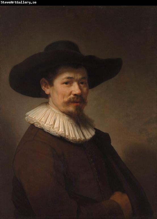 REMBRANDT Harmenszoon van Rijn Portrait of Herman Doomer (mk33)